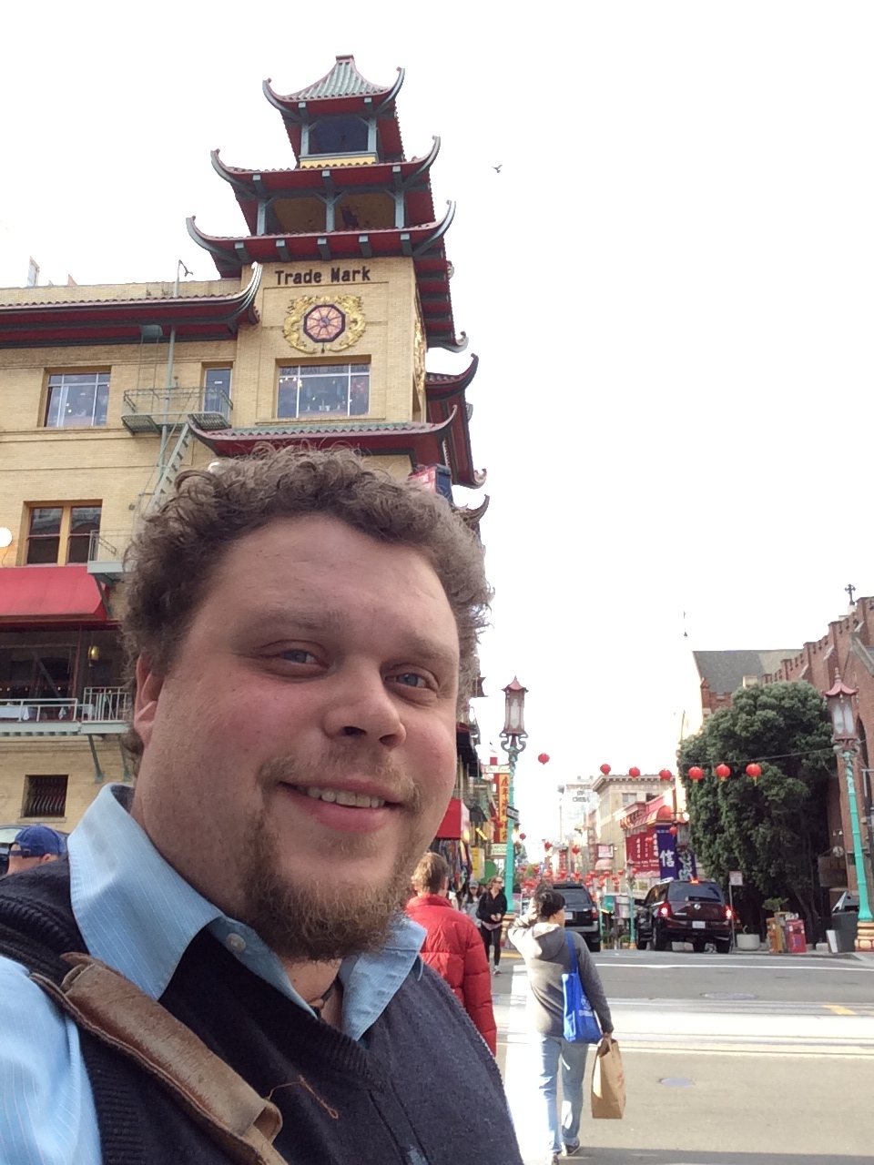 Jacob Campbell in China Town in San Francisco