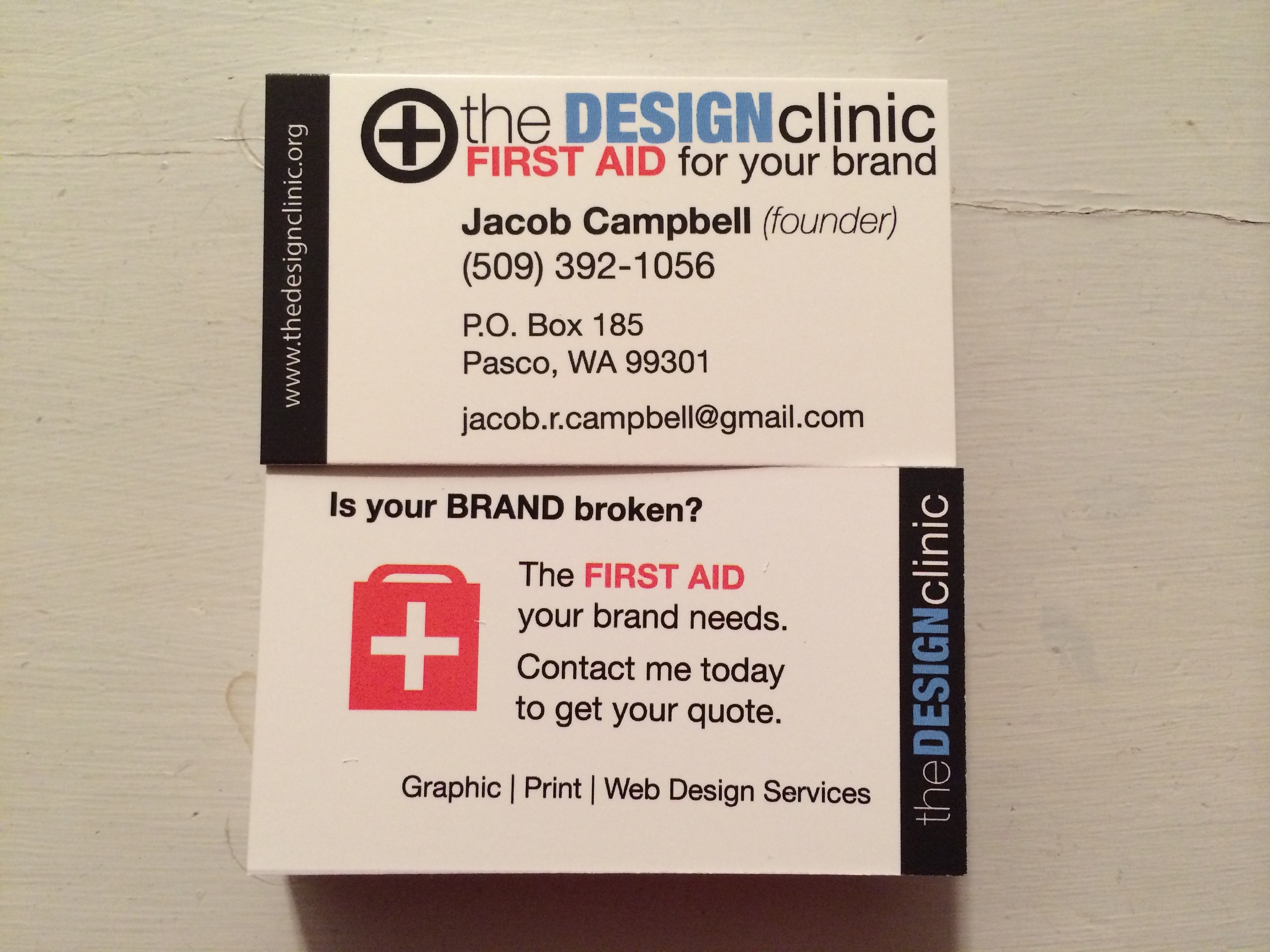 A Photo of The Design Clinic Business Cards